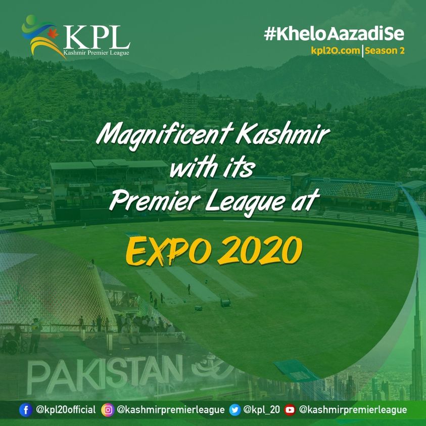 Magnificent Kashmir with it's Premier League at EXPO 2020